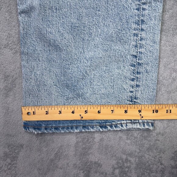 H&M Jeans Womens Size 2 Wide Leg Cropped High Waist Regular Fit Light Blue NWT - Picture 11 of 12